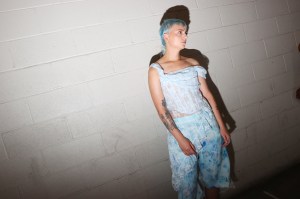 Backstage at Collina Strada RTW Spring 2024