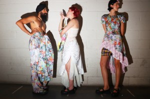 Backstage at Collina Strada RTW Spring 2024