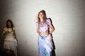 Backstage at Collina Strada RTW Spring 2024
