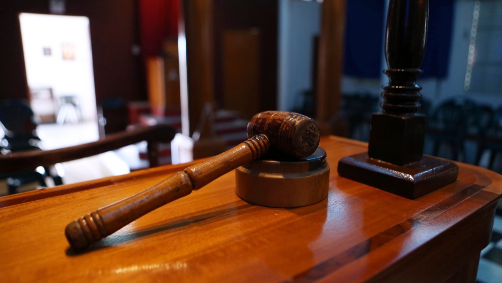 Courtroom gavel
