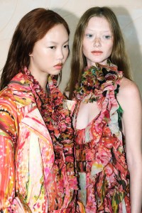 Backstage at Ulla Johnson RTW Spring 2024