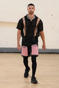 Runway at FASHION EAST - Olly Shinder RTW Spring 2024 on September 15 2023 in London