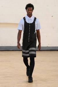 Runway at FASHION EAST - Olly Shinder RTW Spring 2024 on September 15 2023 in London