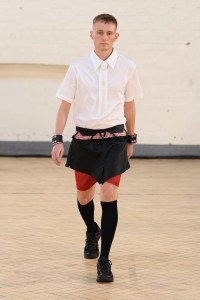 Runway at FASHION EAST - Olly Shinder RTW Spring 2024 on September 15 2023 in London