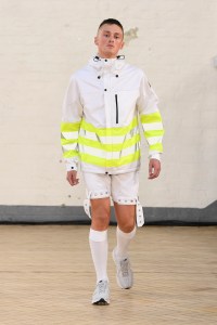 Runway at FASHION EAST - Olly Shinder RTW Spring 2024 on September 15 2023 in London
