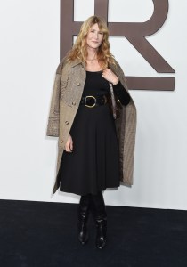 Laura Dern at the Ralph Lauren Spring 2024 Ready To Wear Fashion Show at the Brooklyn Navy Yard on September 8, 2023 in Brooklyn, New York.