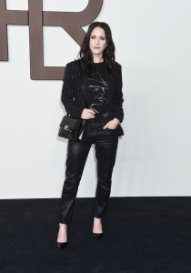 Rachel Brosnahan at the Ralph Lauren Spring 2024 Ready To Wear Fashion Show at the Brooklyn Navy Yard on September 8, 2023 in Brooklyn, New York.