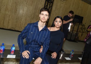 Anthony De La Torre and Lana Condor