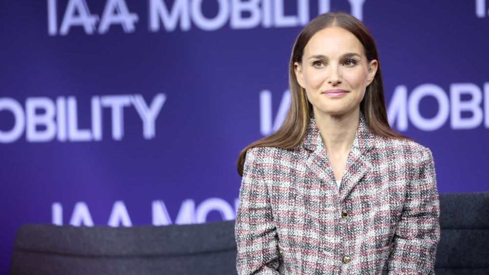 Natalie Portman during the IAA Mobility conference on Sept. 5 in Munich.