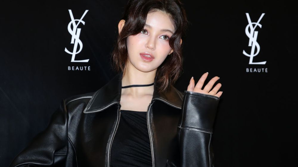 SEOUL, SOUTH KOREA - SEPTEMBER 01: Yves Saint Laurent Beaute brand ambassador, Danielle of girl group NewJeans attends during the Yves Saint Laurent beaute pop-up store opening at Lotte World Mall on September 01, 2023 in Seoul, South Korea. (Photo by Han Myung-Gu/WireImage)