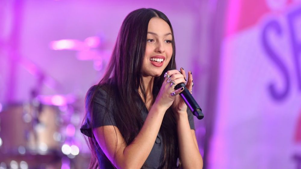 Olivia Rodrigo performs on "Today" on Sept. 8 in New York.