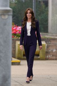 SUTTON, ENGLAND - SEPTEMBER 12: Catherine, Princess of Wales during a visit to HMP High Down on September 12, 2023 in Sutton, England. The Princess of Wales, Patron of The Forward Trust is visiting HMP High Down to learn about how the charity is supporting those in the criminal justice system to manage and recover from their addictions. The Forward Trust has been helping people break the destructive cycle of addiction and build positive and productive futures since 1991. (Photo by Kin Cheung - Pool/Getty Images)
