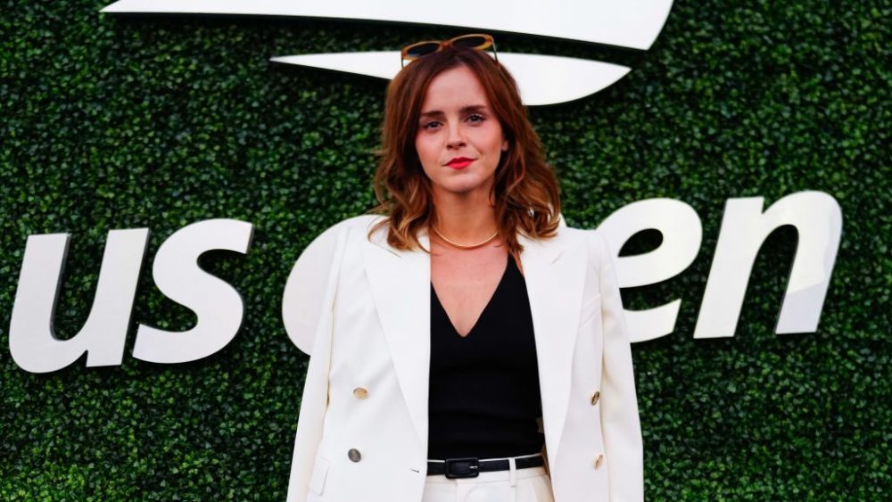 Emma Watson at the U.S. Open on Sept. 5 in New York.