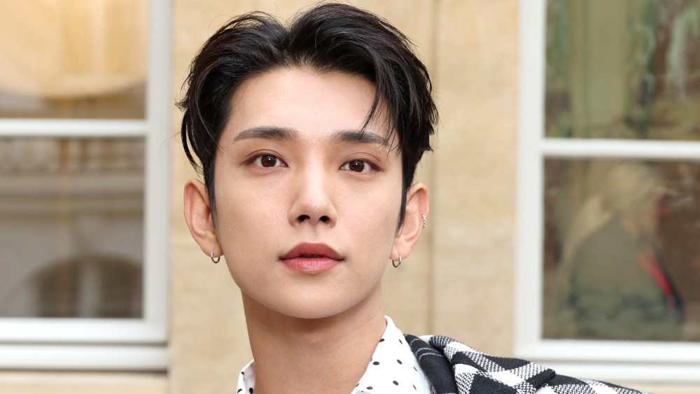 PARIS, FRANCE - SEPTEMBER 27: (EDITORIAL USE ONLY - For Non-Editorial use please seek approval from Fashion House) Joshua from 17 attends the Marni Womenswear Spring/Summer 2024 show as part of Paris Fashion Week on September 27, 2023 in Paris, France. (Photo by Pascal Le Segretain/Getty Images)