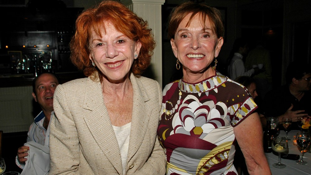 SOUTHAMPTON, NY - JULY 1: Blossom Warren and Ellen Wiesenthal attend IN THE SHADOW OF THE MOON Dinner Party at Savanna's on July 1, 2007 in Southampton, NY. (Photo by PATRICK MCMULLAN/Patrick McMullan via Getty Images)
