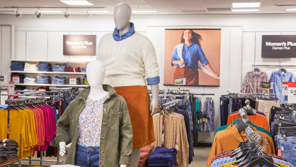 Plus sizes from Penney's St. John's Bay private brand.
