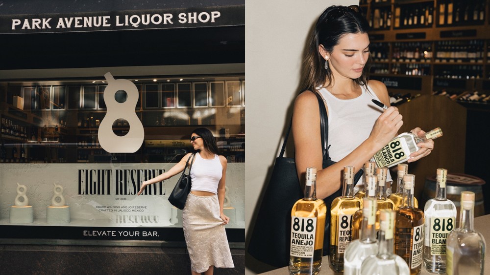 Kendall Jenner promoting her 818 Tequila brand on Sept. 14 in New York City.