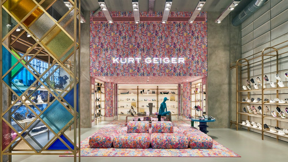 A look inside Kurt Geiger's new Oxford Street store.