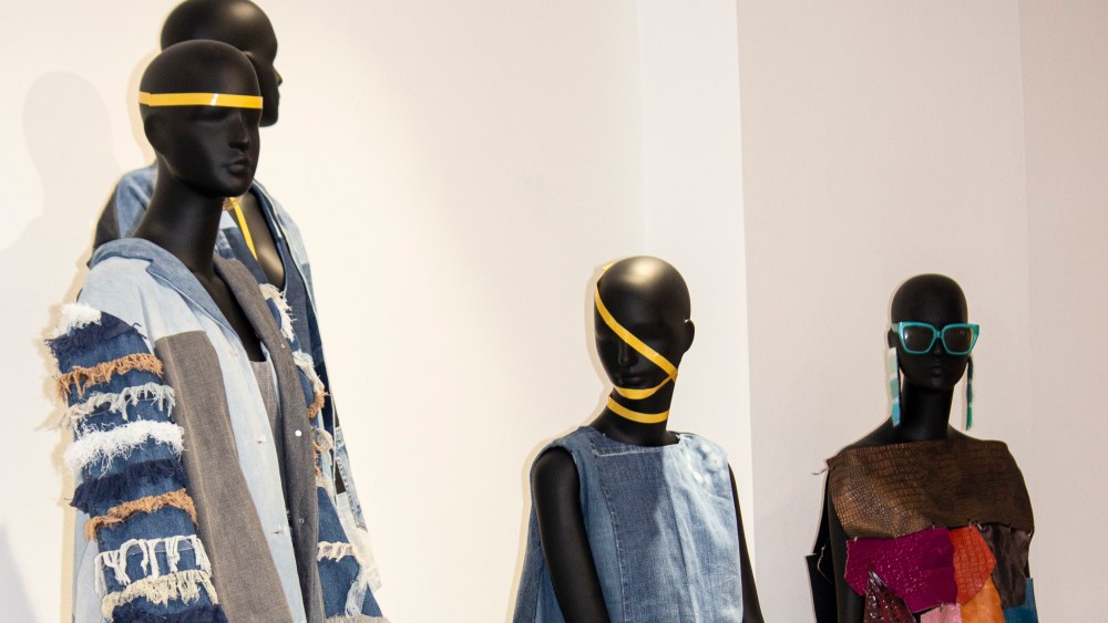 Inside the ¡GloLoCo! exhibition during Afro Fashion Week.