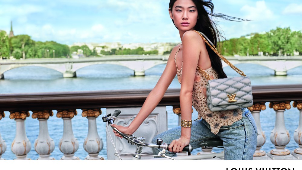 An image from the Louis Vuitton fall 2023 women's ad campaign