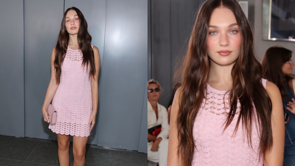 Maddie Ziegler at the Carolina Herrera fashion show on Sept. 12 in New York City.