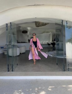 “Me in the cave I built on Ventotene Island.” - Francesca Amfitheatrof