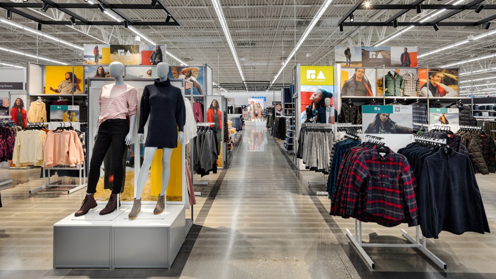 Walmart fashion apparel department store of the future
