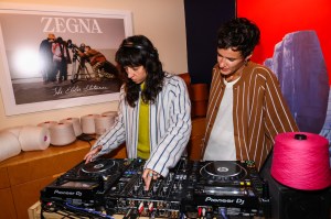The scene at the ZEGNA x The Elder Statesman party.