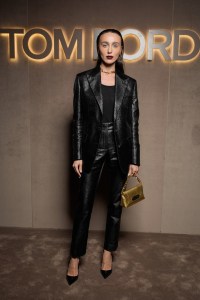 Front Row at Tom Ford RTW Spring 2024