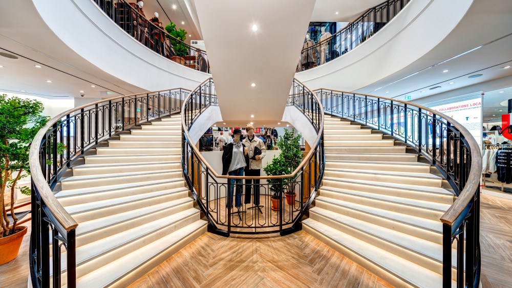 Inside the new Uniqlo flagship in Paris.
