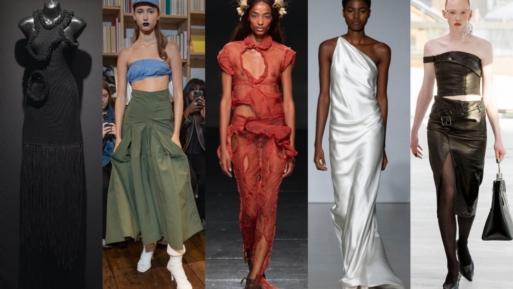 Looks from Pariser, Talia Byre, Paolo Carzana, Tove, and Marrknull.