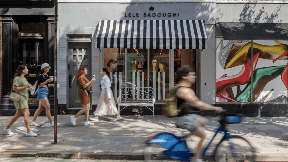 The Lele Sadoughi shop on Bleecker Street.