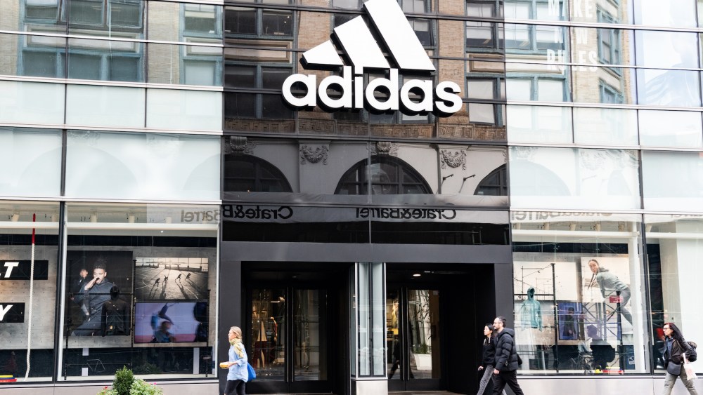 Adidas store in the SoHo neighborhood of New York City.