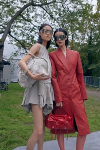 Backstage at Acne RTW Spring 2024