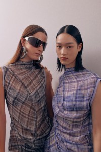 Backstage at Acne RTW Spring 2024