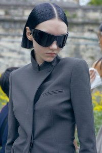 Backstage at Acne RTW Spring 2024
