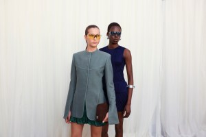 Backstage at Tory Burch RTW Spring 2024