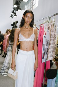 Backstage at Elie Saab RTW Spring 2024