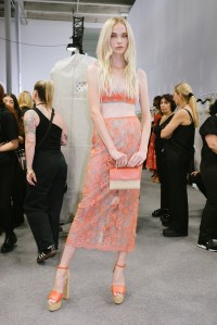Backstage at Elie Saab RTW Spring 2024