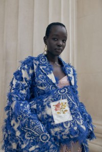 Backstage at Erdem RTW Spring 2024