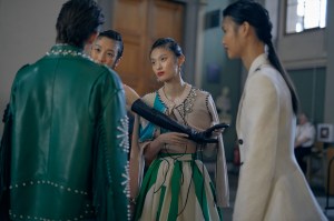 Backstage at Erdem RTW Spring 2024