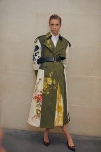 Backstage at Erdem RTW Spring 2024
