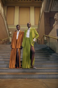 Backstage at Erdem RTW Spring 2024