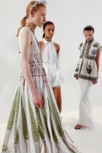 Backstage at Giambattista Valli RTW Spring 2024