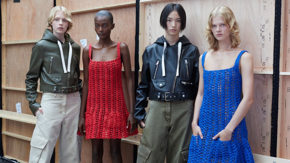 Backstage at JW Anderson RTW Spring 2024