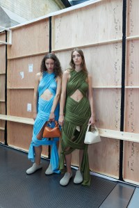 Backstage at JW Anderson RTW Spring 2024