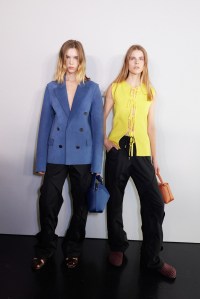 Backstage at JW Anderson RTW Spring 2024