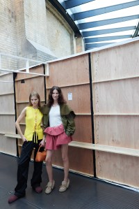 Backstage at JW Anderson RTW Spring 2024