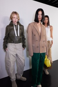 Backstage at JW Anderson RTW Spring 2024