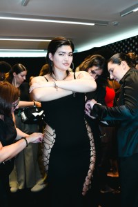 Backstage at Karoline Vitto RTW Spring 2024